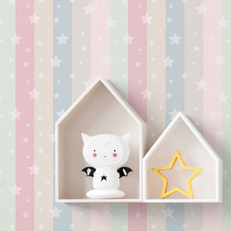 Papel de Parede Adesivo Listrado Stars N019029 - Papel na Parede