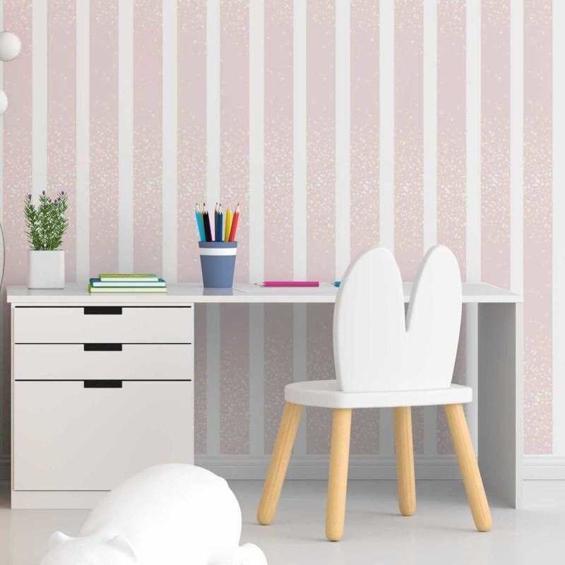 Papel de Parede Adesivo Listras com Efeito Bouquet N05222 - Papel na Parede