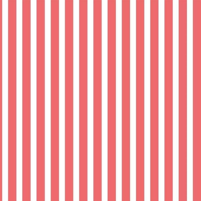 Papel de Parede Adesivo Listras Vermelho e Branco N06279 - Papel na Parede