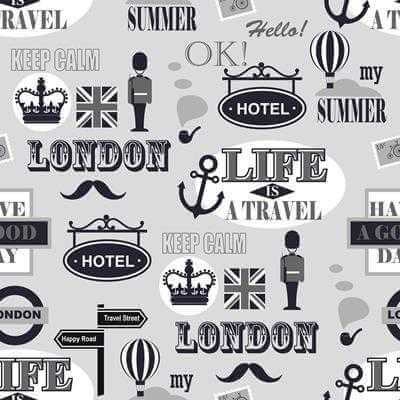Papel de Parede Adesivo Londres 286454825 - Papel na Parede