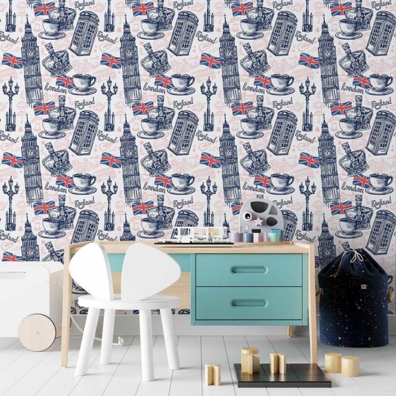 Papel de Parede Adesivo Londres, Ingaterra. N03075 - Papel na Parede