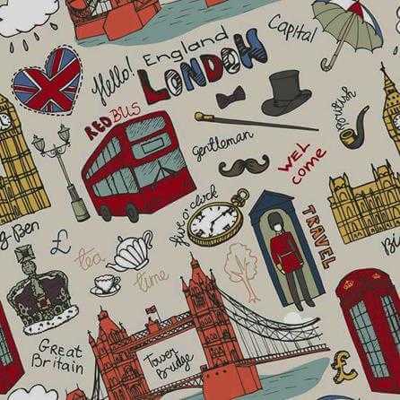 Papel de Parede Adesivo Londres London 291492644 - Papel na Parede