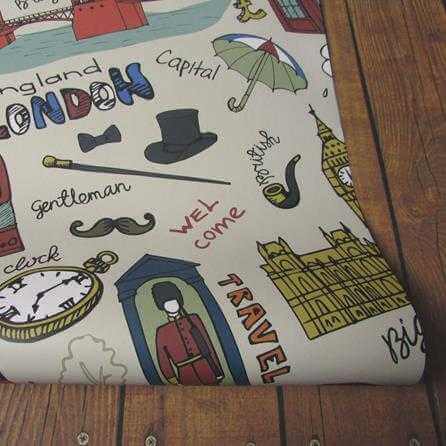 Papel de Parede Adesivo Londres London 291492644 - Papel na Parede