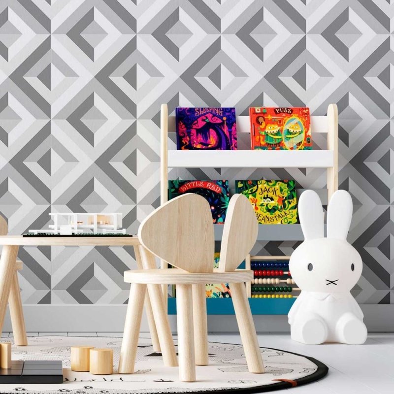 Papel de Parede Adesivo Losango N08230 - Papel na Parede