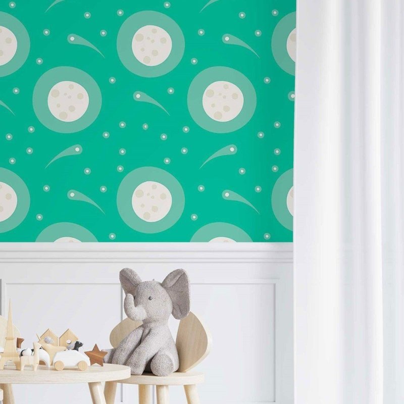 Papel de Parede Adesivo Lua N014152 - Papel na Parede