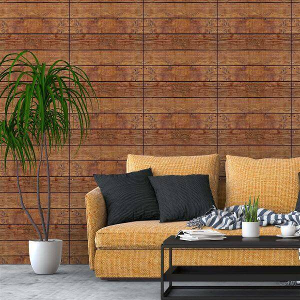 Papel de Parede Adesivo Madeira 0142 - Papel na Parede