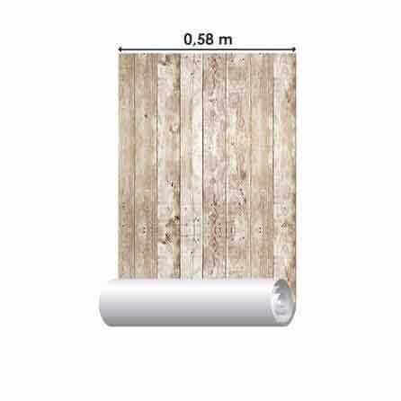 Papel de Parede Adesivo Madeira Antiga Clara 23179914 - Papel na Parede