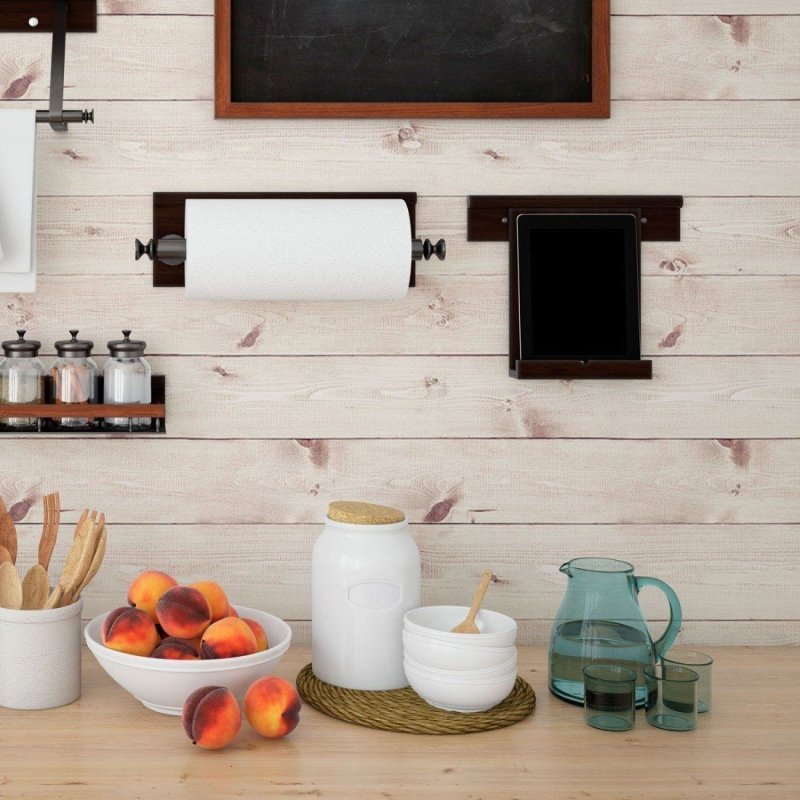 Papel de Parede Adesivo Madeira Horizontal N013297 - Papel na Parede
