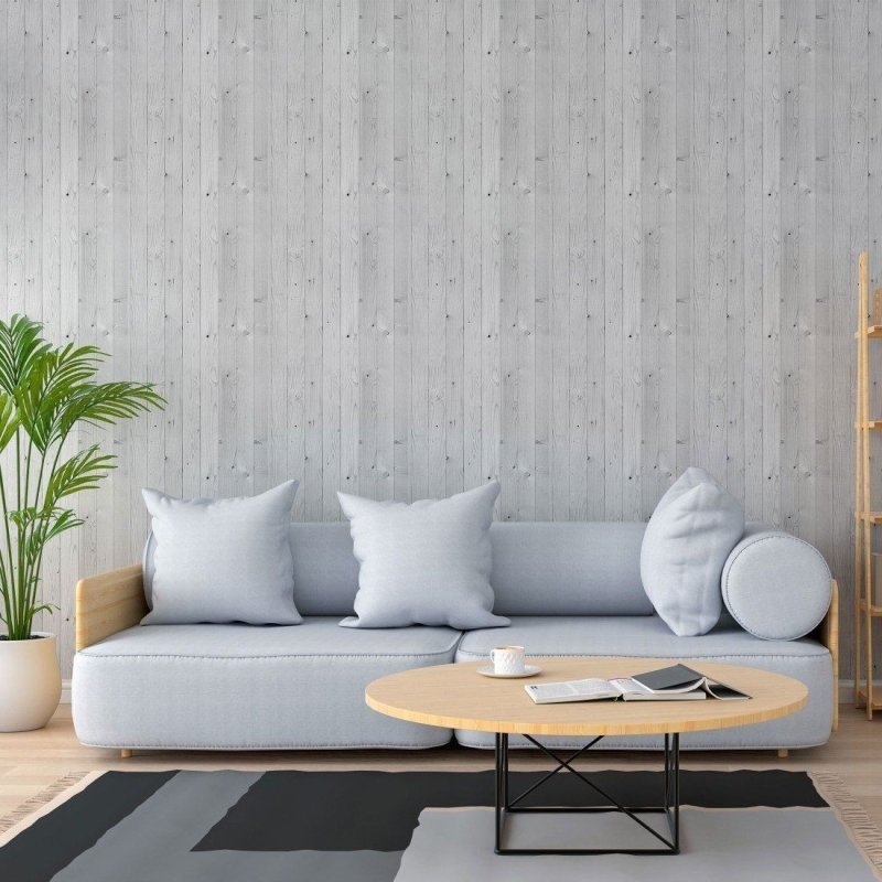 Papel de Parede Adesivo Madeira Vertical N013298 - Papel na Parede