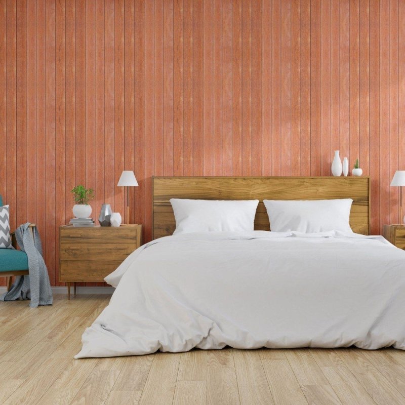 Papel de Parede Adesivo Madeira Vertical N013299 - Papel na Parede