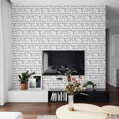 Papel de Parede Adesivo Manuscrito N89775B - Papel na Parede