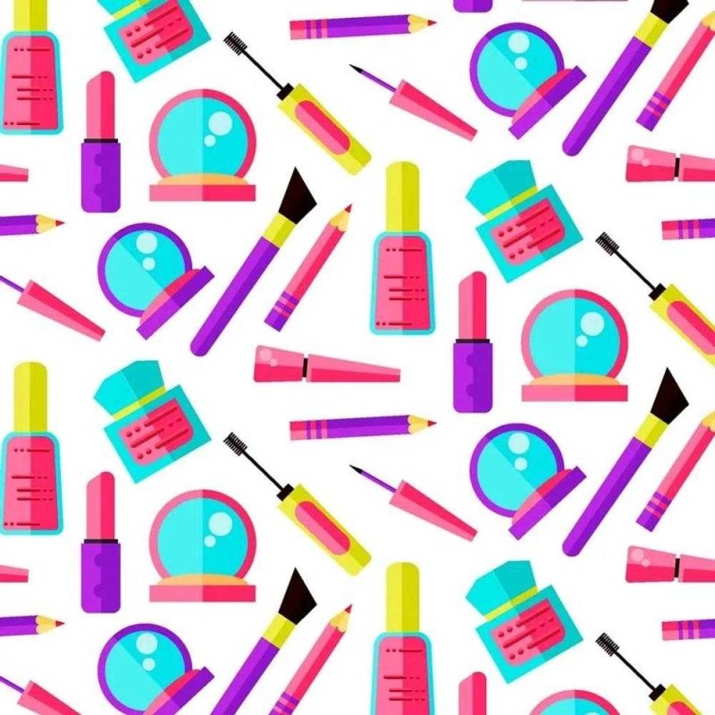 Papel de Parede Adesivo Maquiagens Jovem 392282599 - Papel na Parede