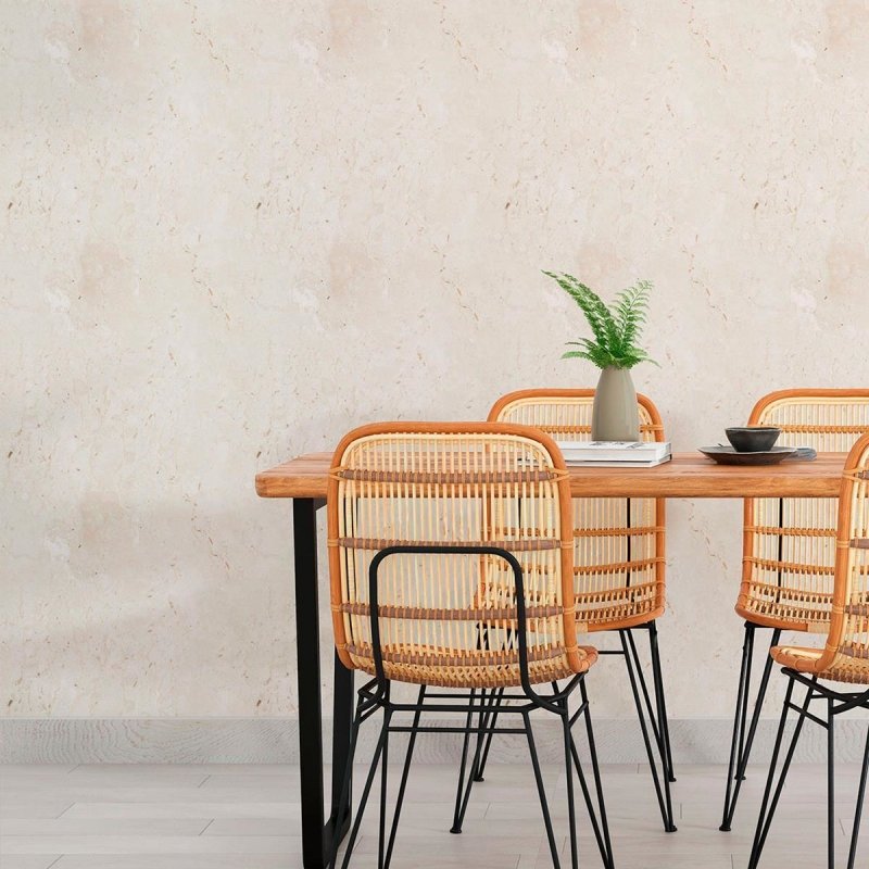 Papel de Parede Adesivo Mármore Bege N010141 - Papel na Parede