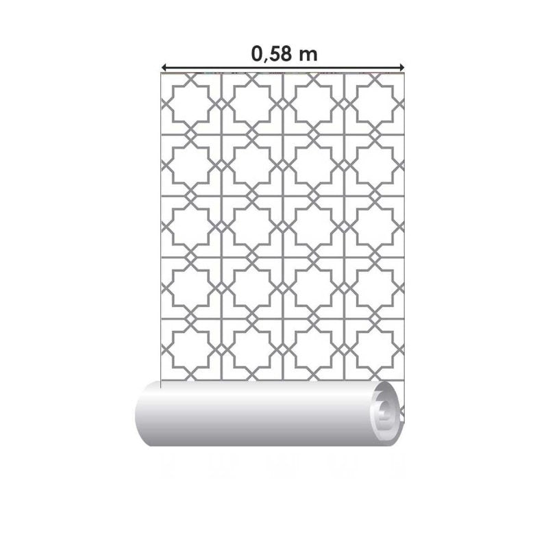 Papel de Parede Adesivo Marroquino Geométrico N05263 - Papel na Parede