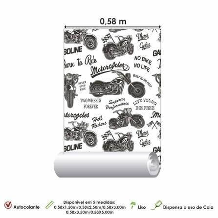 Papel de Parede Adesivo Masculino Moto 592469252 - Papel na Parede