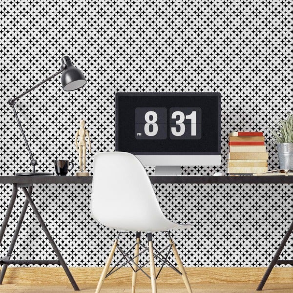Papel de Parede Adesivo Minimalista Estrela N04204 - Papel na Parede