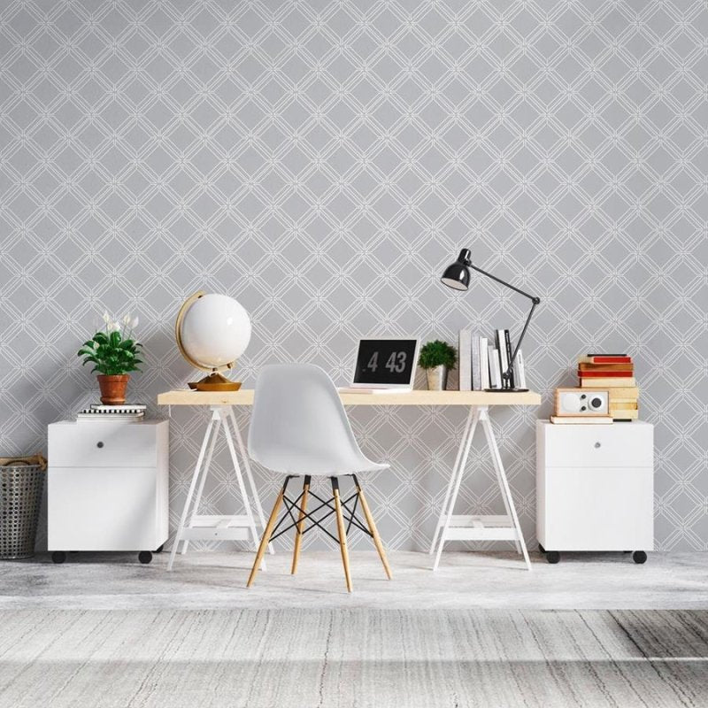 Papel de Parede Adesivo Minimalista Geométrico N06077 - Papel na Parede