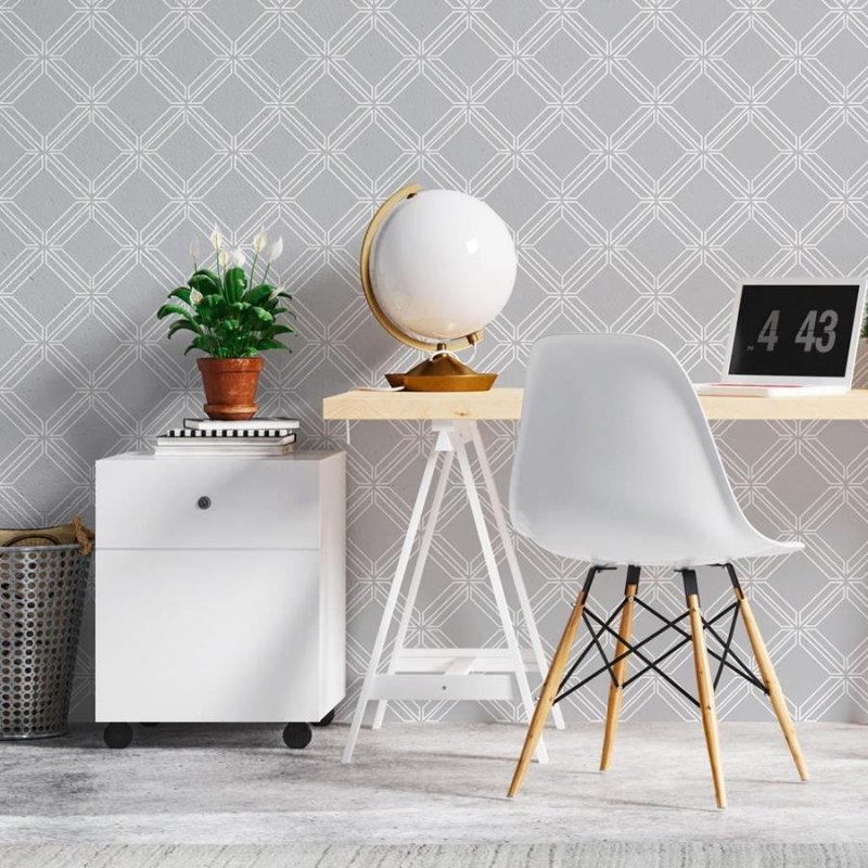 Papel de Parede Adesivo Minimalista Geométrico N06077 - Papel na Parede