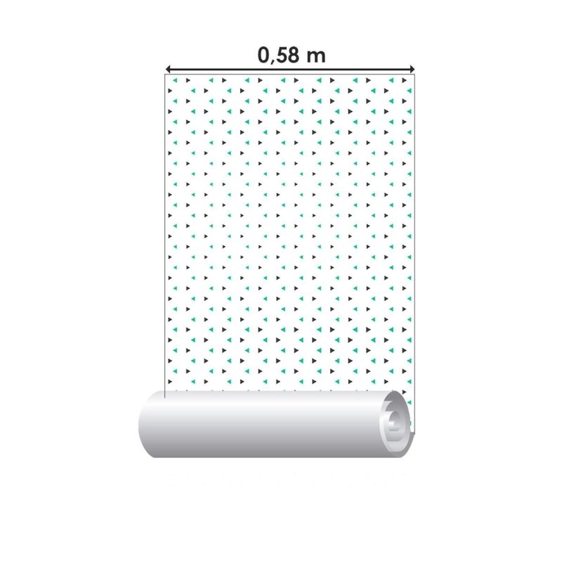 Papel de Parede Adesivo Minimalista Triângulos N04096 - Papel na Parede