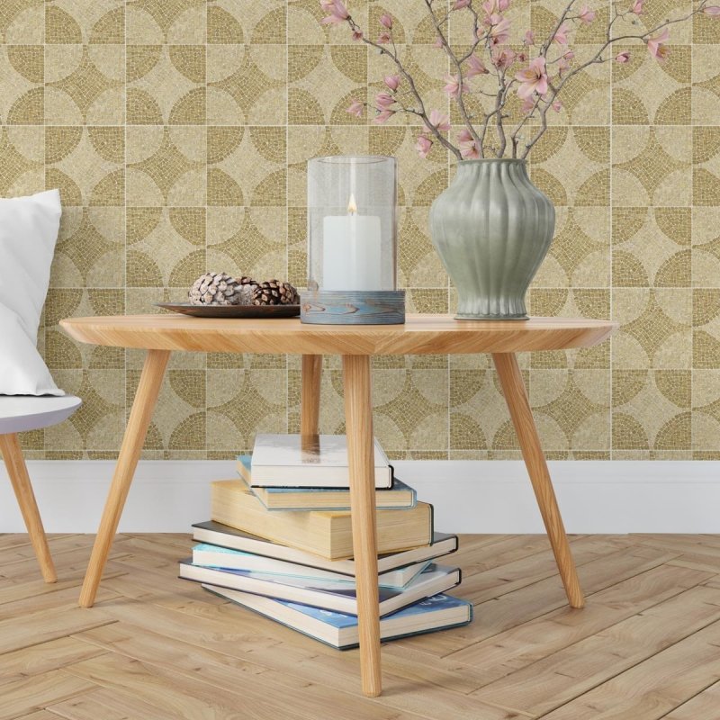 Papel de Parede Adesivo Mosaico de Pedras NP052 - Papel na Parede