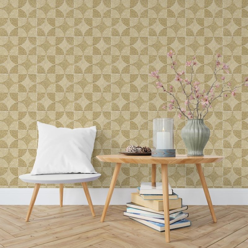 Papel de Parede Adesivo Mosaico de Pedras NP052 - Papel na Parede
