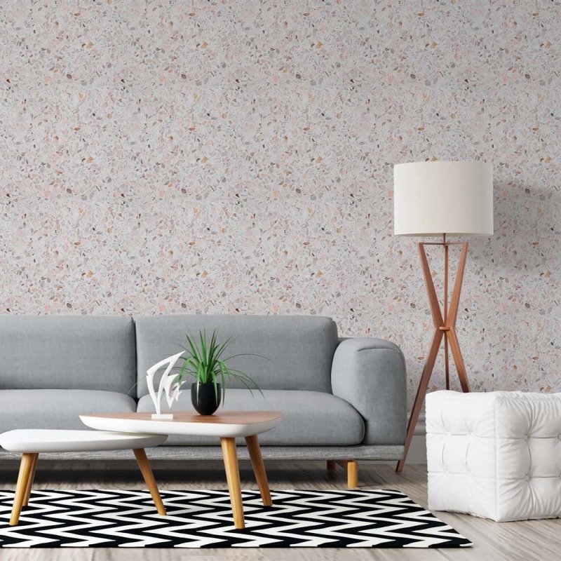 Papel de Parede Adesivo Mosaico Pedra N02194 - Papel na Parede