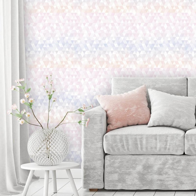 Papel de Parede Adesivo Mosaico Tons Pastéis 120953743 - Papel na Parede