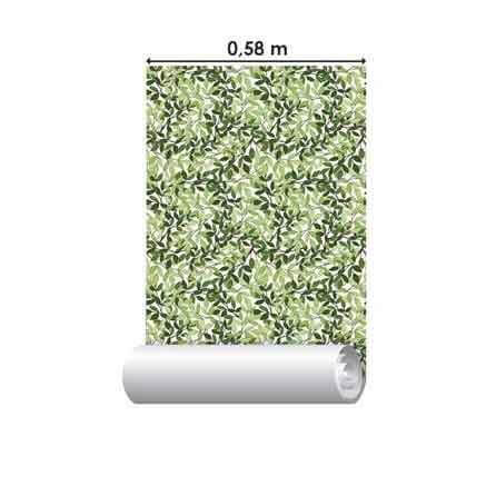 Papel de Parede Adesivo Natureza Folhas Verde 482683822 - Papel na Parede