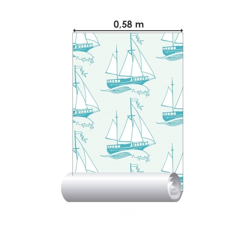 Papel de Parede Adesivo Navios N019052 - Papel na Parede