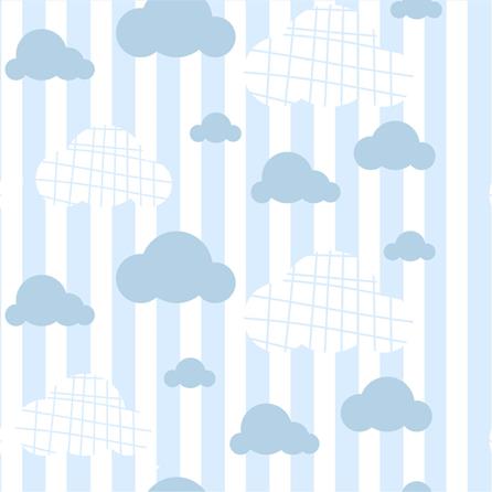 Papel de Parede Adesivo nuvem azul 415032361 - Papel na Parede