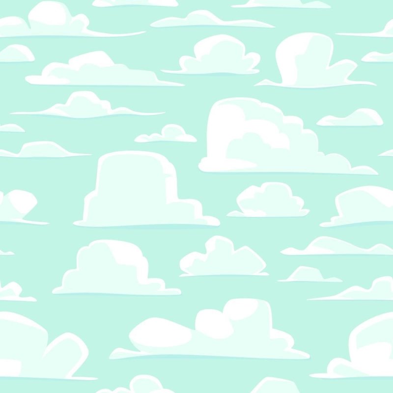Papel de Parede Adesivo Nuvem Azul N04093 - Papel na Parede