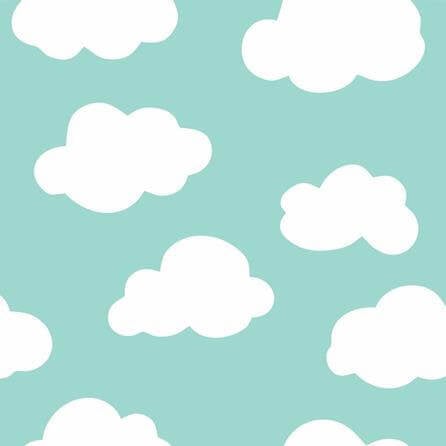 Papel de Parede Adesivo Nuvens Céu 6565215418 - Papel na Parede