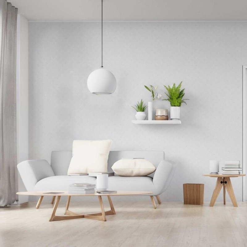 Papel de Parede Adesivo Off White ondas N06108 - Papel na Parede