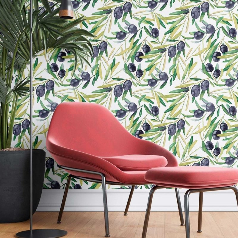 Papel de Parede Adesivo Oliveira N08175 - Papel na Parede