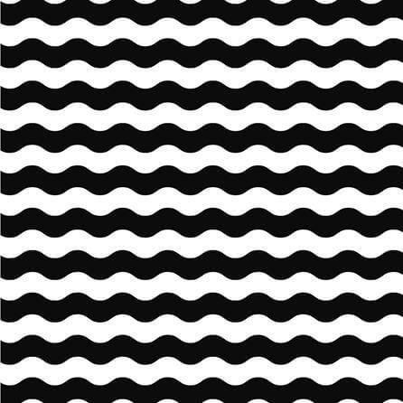 Papel de Parede Adesivo Ondas Preto e Branco 3923000 - Papel na Parede