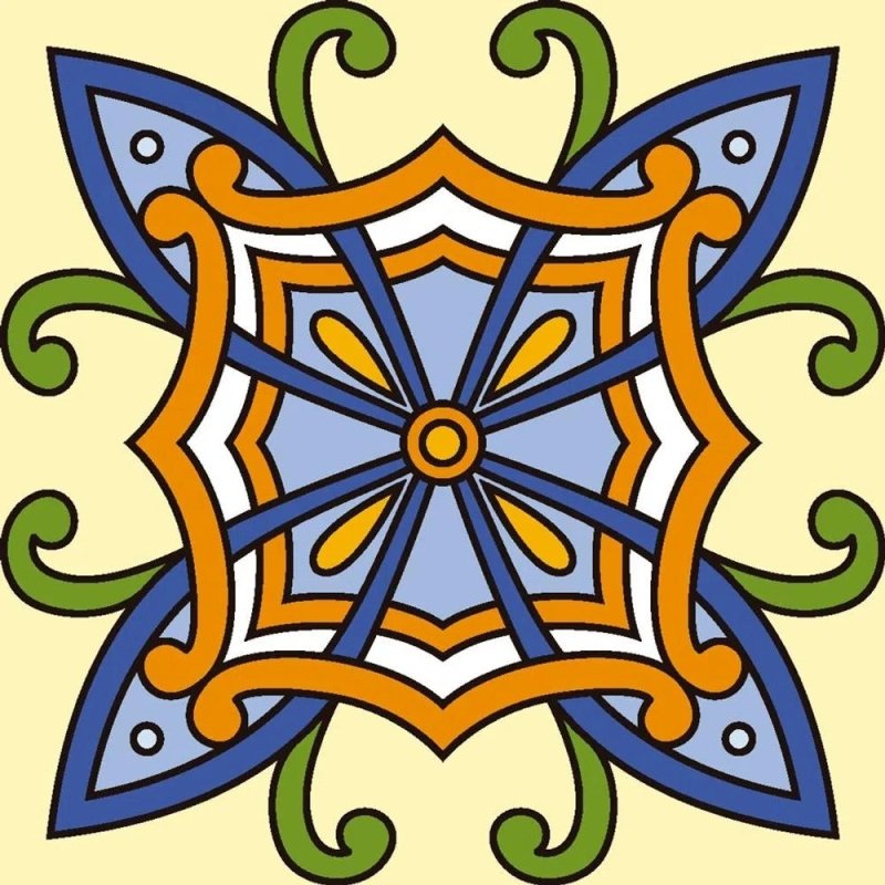 Papel de Parede Adesivo Ornamental 961248339 - Papel na Parede