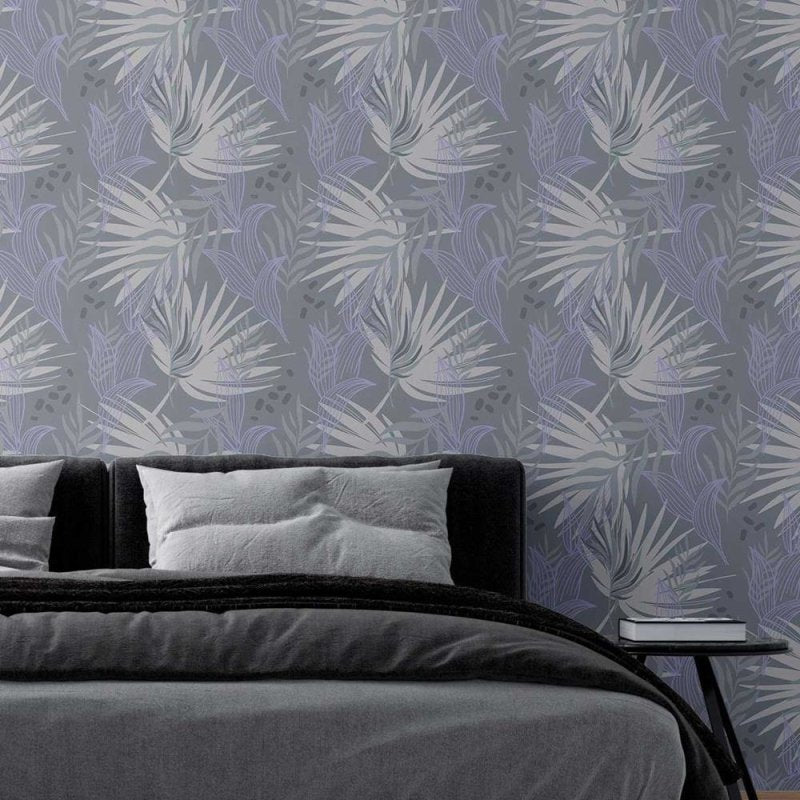 Papel de Parede Adesivo Outono cinza N08167 - Papel na Parede