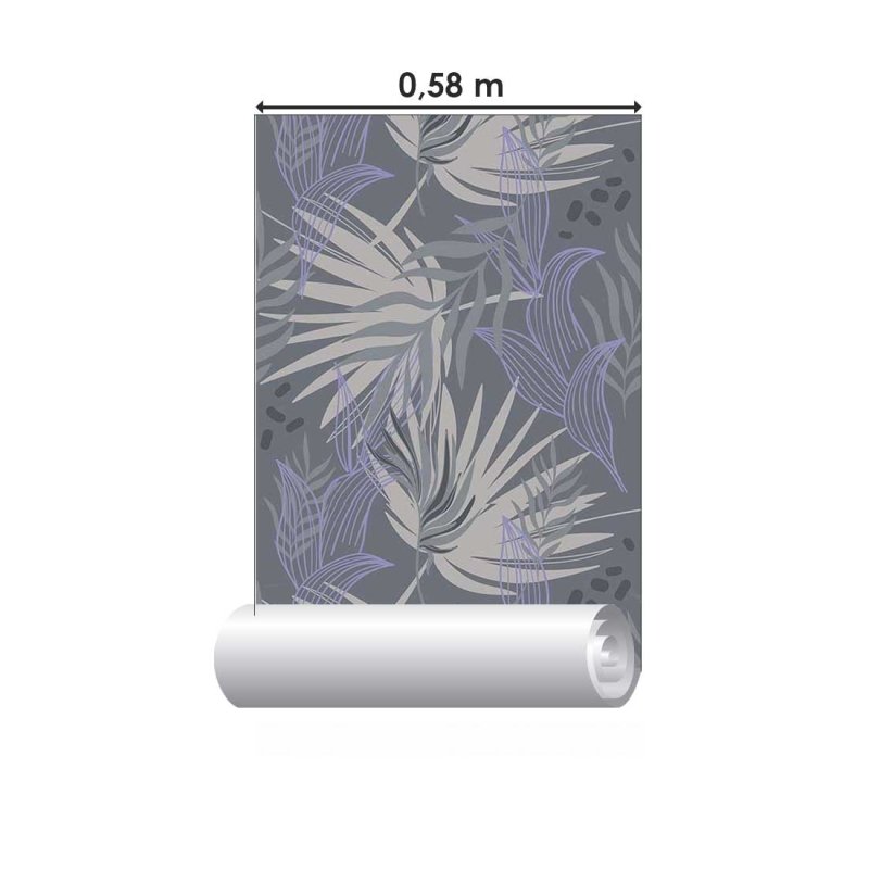 Papel de Parede Adesivo Outono cinza N08167 - Papel na Parede