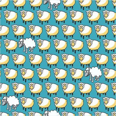 Papel de Parede Adesivo Ovelha 1123 - Papel na Parede