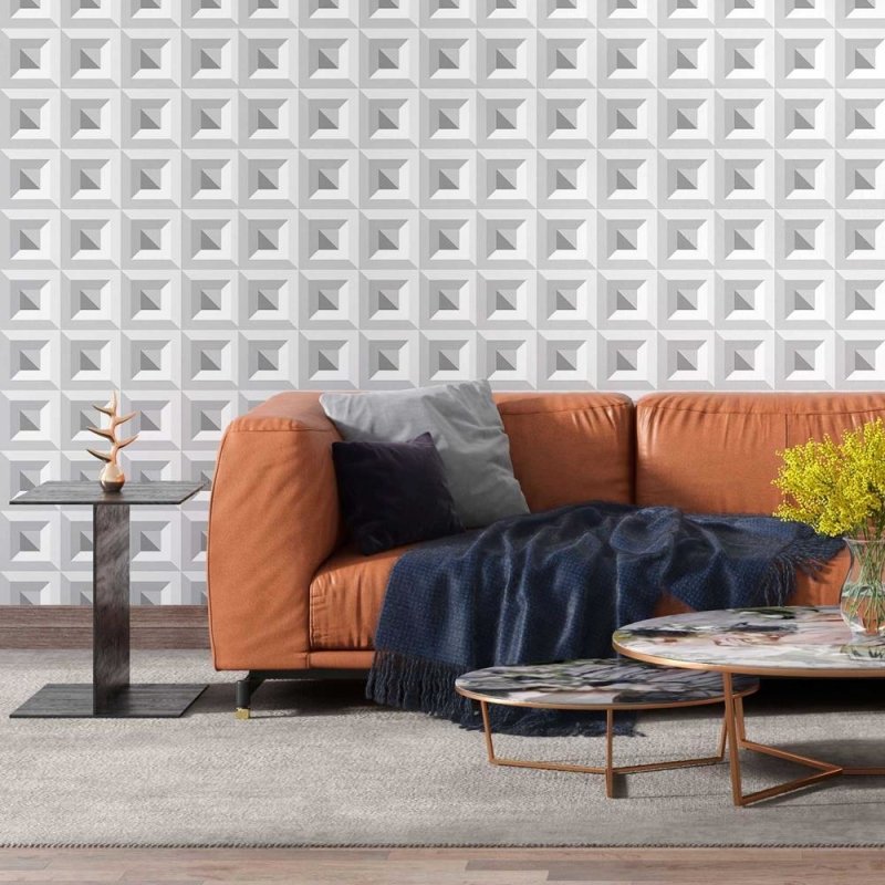 Papel de Parede Adesivo Padrão de nichos N08224 - Papel na Parede