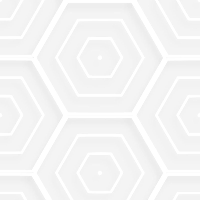 Papel de Parede Adesivo Padrão Hexágono Off White N05127 - Papel na Parede