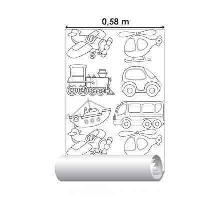 Papel de Parede Adesivo para Colorir 111778997 - Papel na Parede