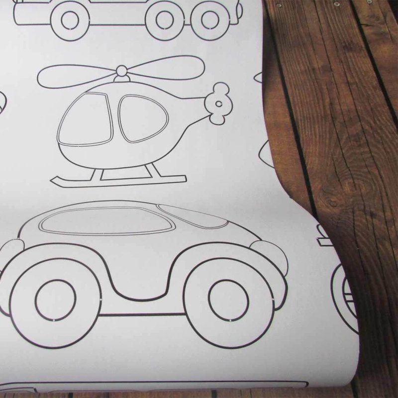 Papel de Parede Adesivo para Colorir 111778997 - Papel na Parede