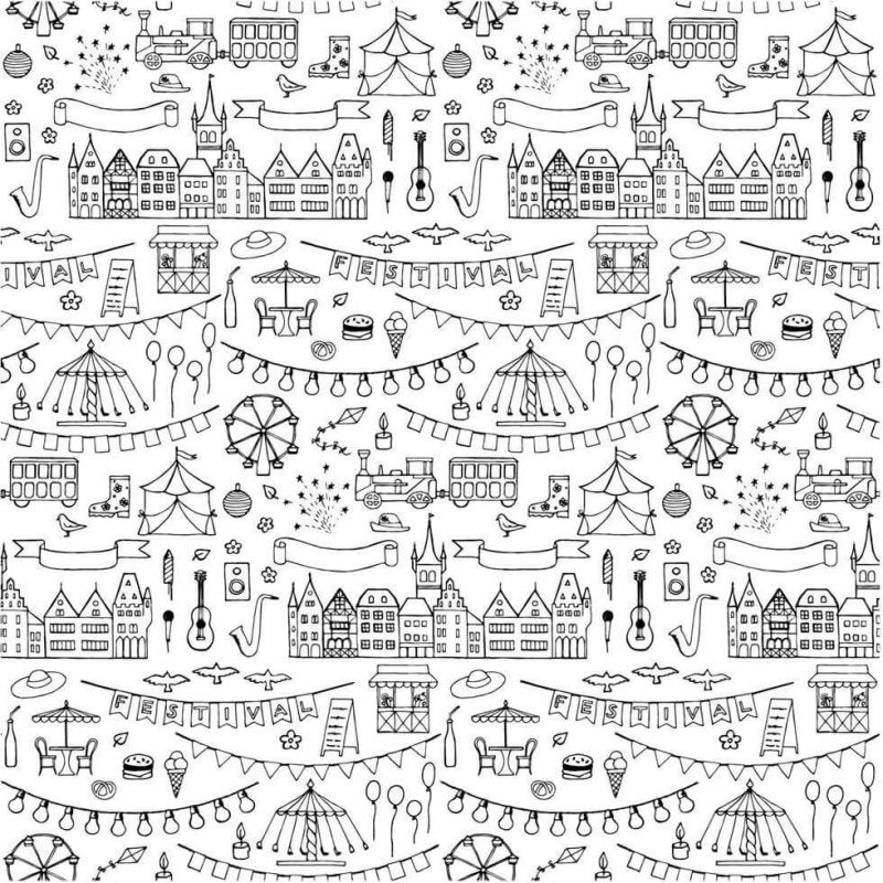 Papel de Parede Adesivo Para Colorir 342193589 - Papel na Parede