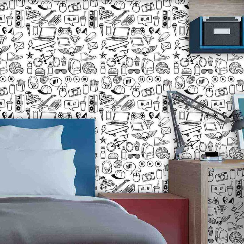 Papel de Parede Adesivo para Colorir 417270523 - Papel na Parede