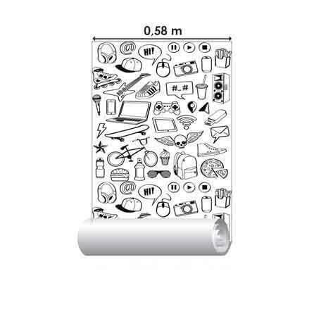 Papel de Parede Adesivo para Colorir 417270523 - Papel na Parede