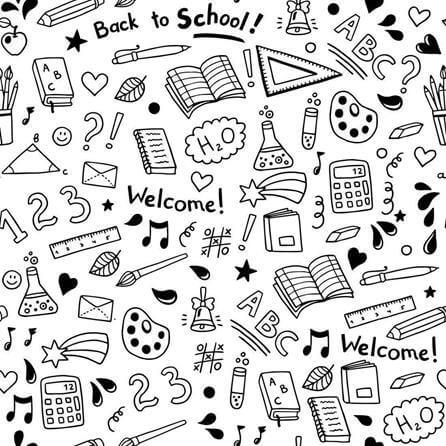 Papel de Parede Adesivo Para Colorir Escolar 519812041 - Papel na Parede