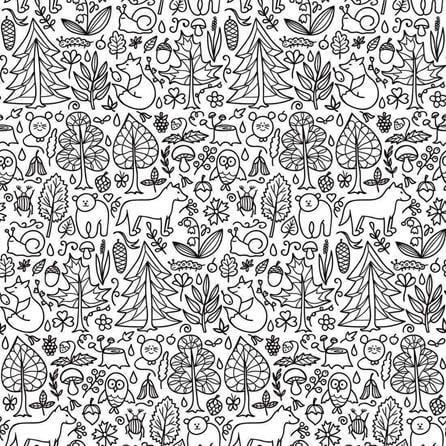 Papel de Parede Adesivo Para Colorir Natureza 350706731 - Papel na Parede