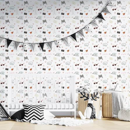 Papel de Parede Adesivo Paris Tumblr N139 - Papel na Parede