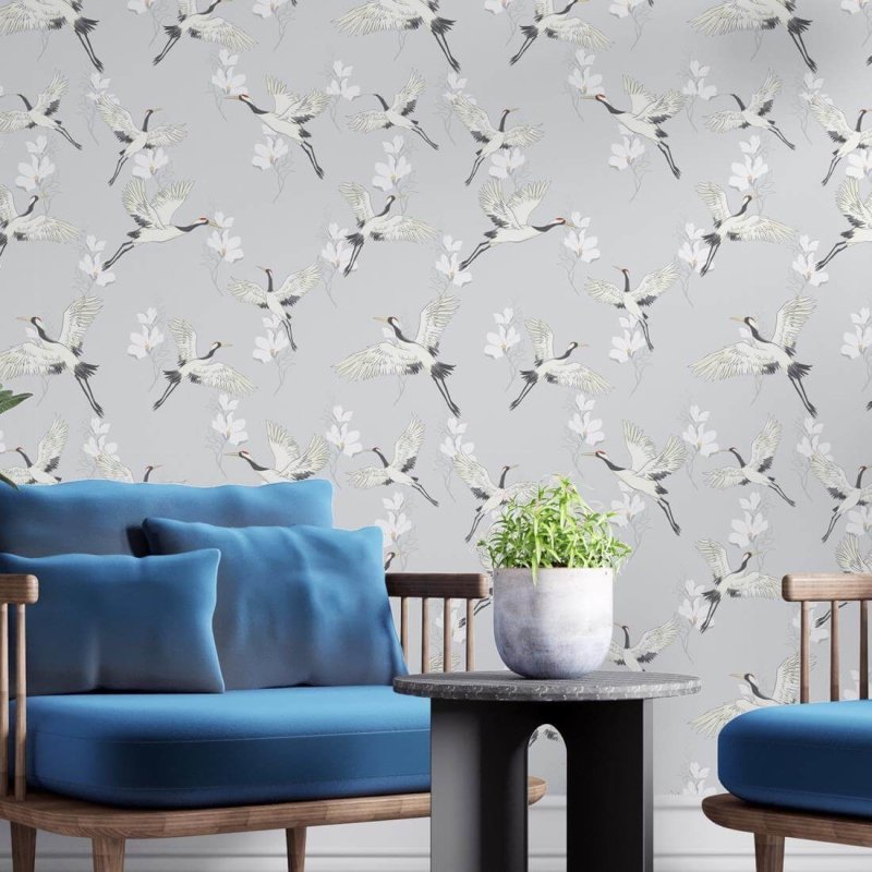 Papel de Parede Adesivo Pássaro N658 - Papel na Parede
